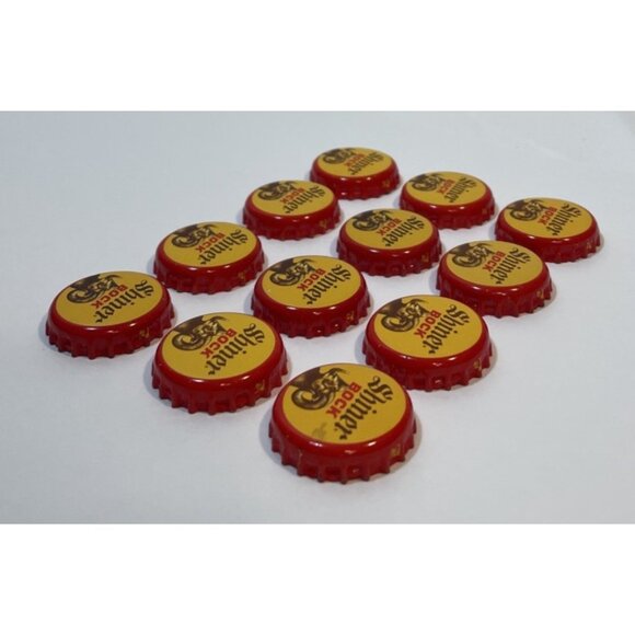 Lot of 12 Ram Head Red Yellow Shiner Bock Texas Beer Bottle Caps Twist Top Lid - Picture 5 of 9